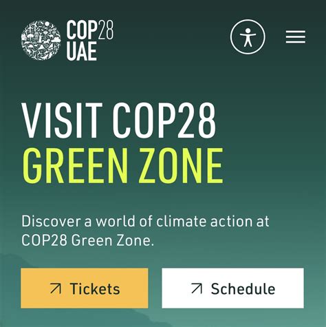 cop28 green zone tickets